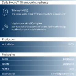 Act+Acre Daily Hydro™ Hydrating Shampoo for Dry, Damaged Hair 296ml