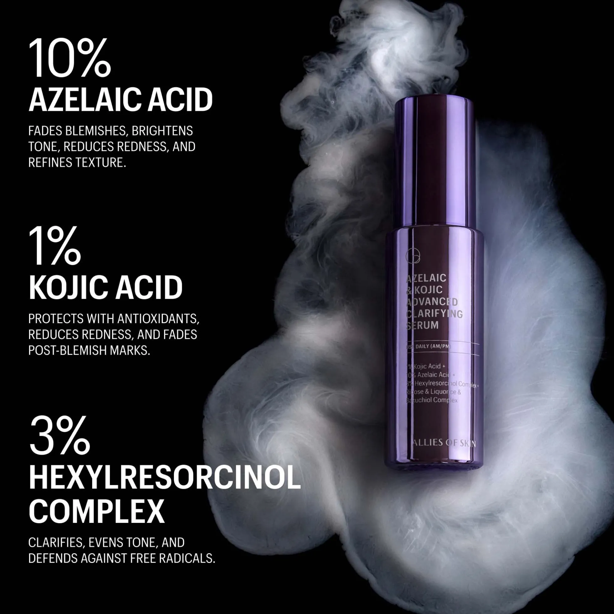 Allies of Skin Azelaic & Kojic Advanced Clarifying Serum 50ml