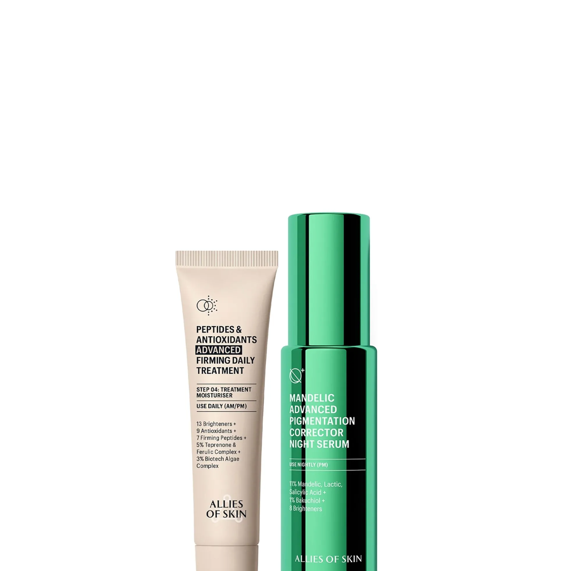 Allies of Skin Mandelic Acid 30ml + Advanced Firming Daily Treatment 20ml Duo