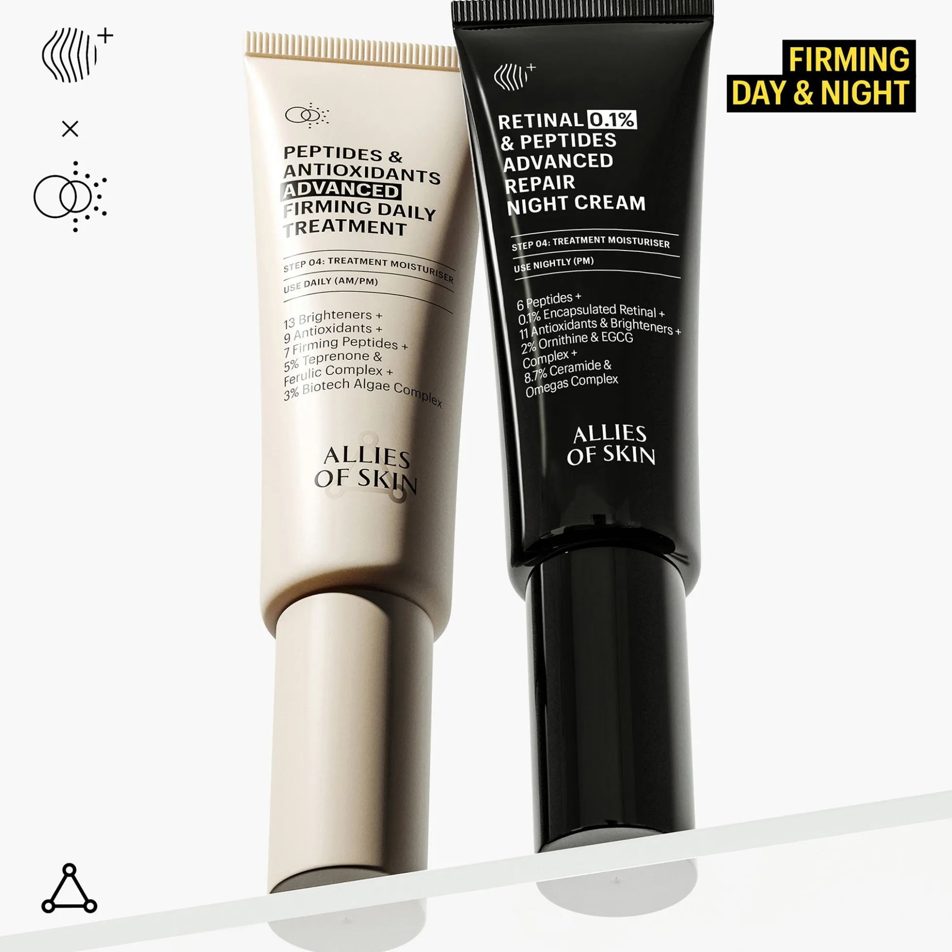 Allies of Skin 0.1% Retinal & Peptides Advanced Repair Night Cream 48ml