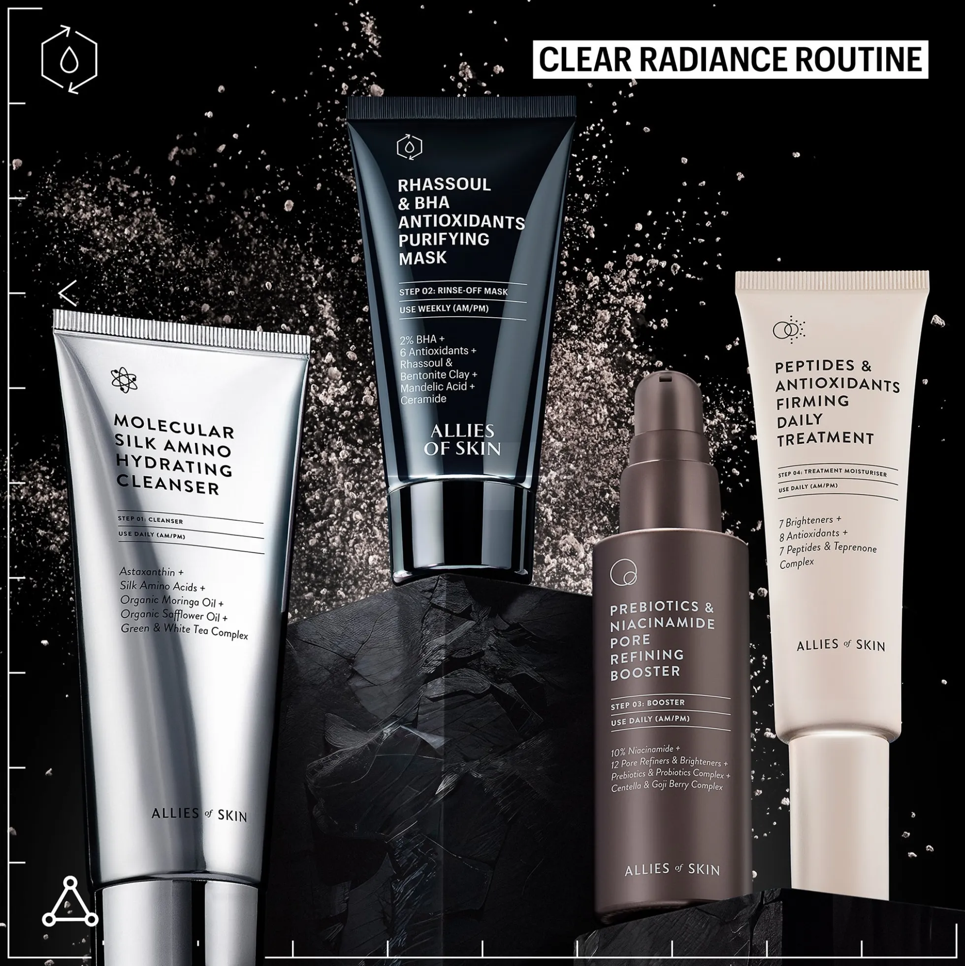 Allies of Skin Rhassoul & BHA Antioxidants Purifying Mask 50ml