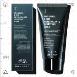 Allies of Skin Rhassoul & BHA Antioxidants Purifying Mask 50ml