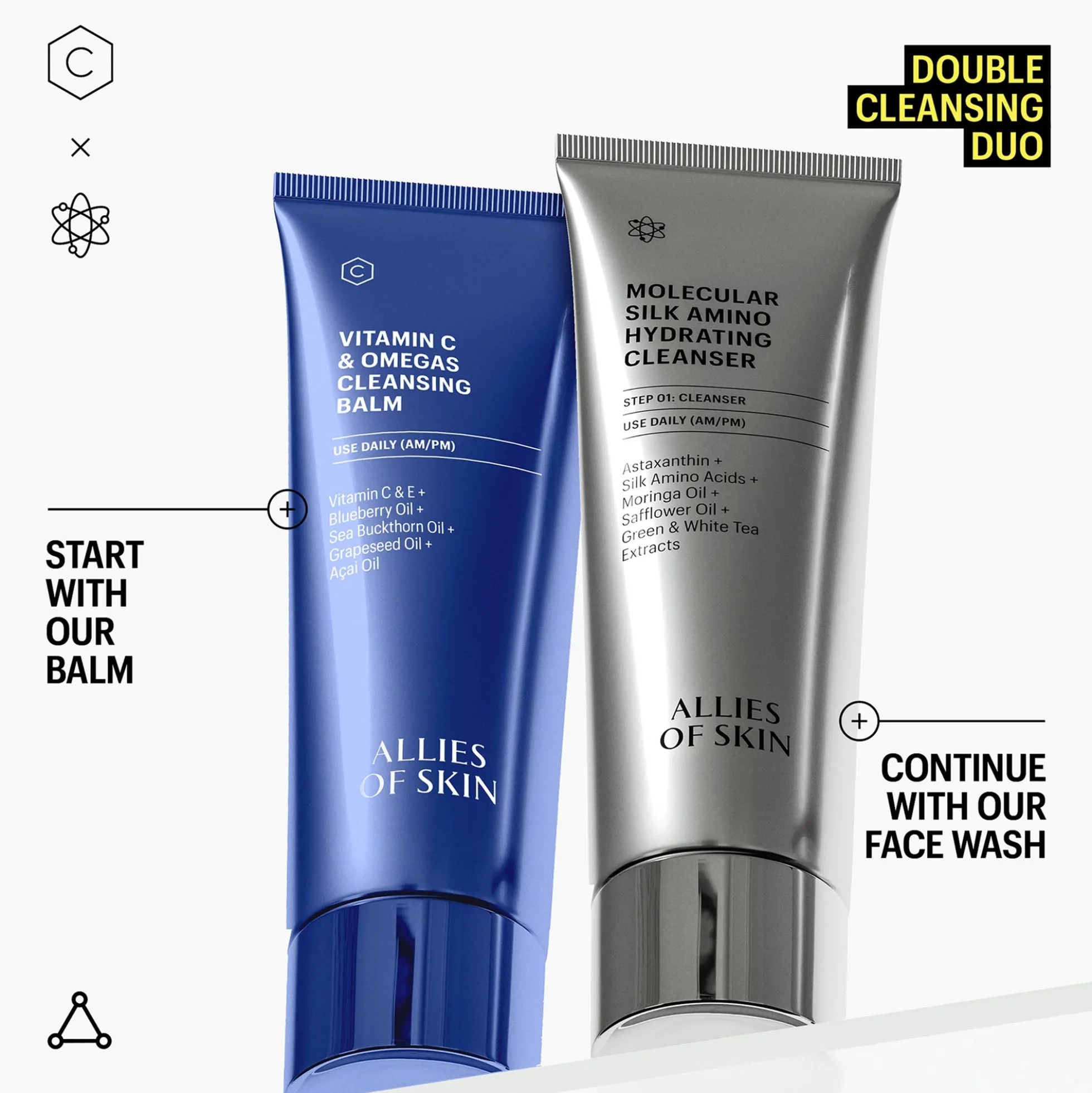 Allies of Skin Vitamin C & Omegas Cleansing Balm 100ml