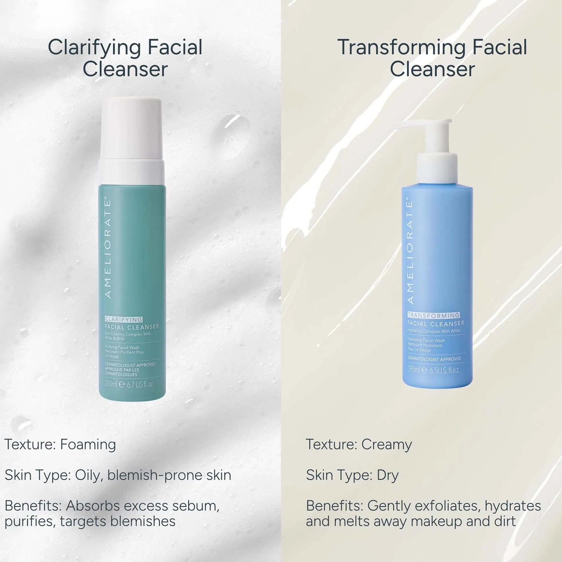 AMELIORATE Double Cleanse Duo (Worth £35)