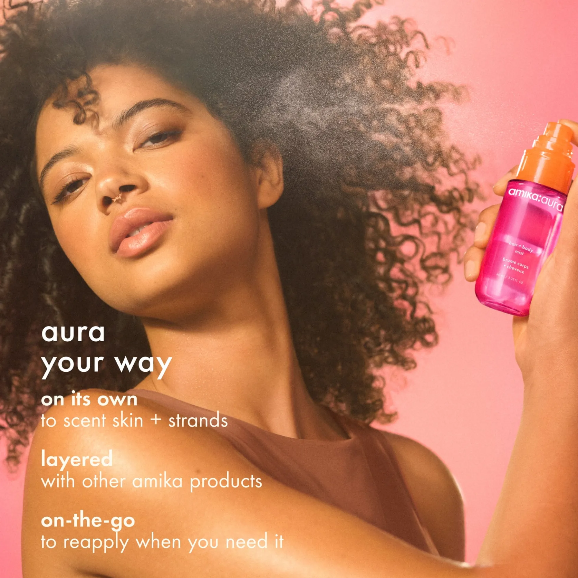 Amika Aura Hair and Body Mist 90ml