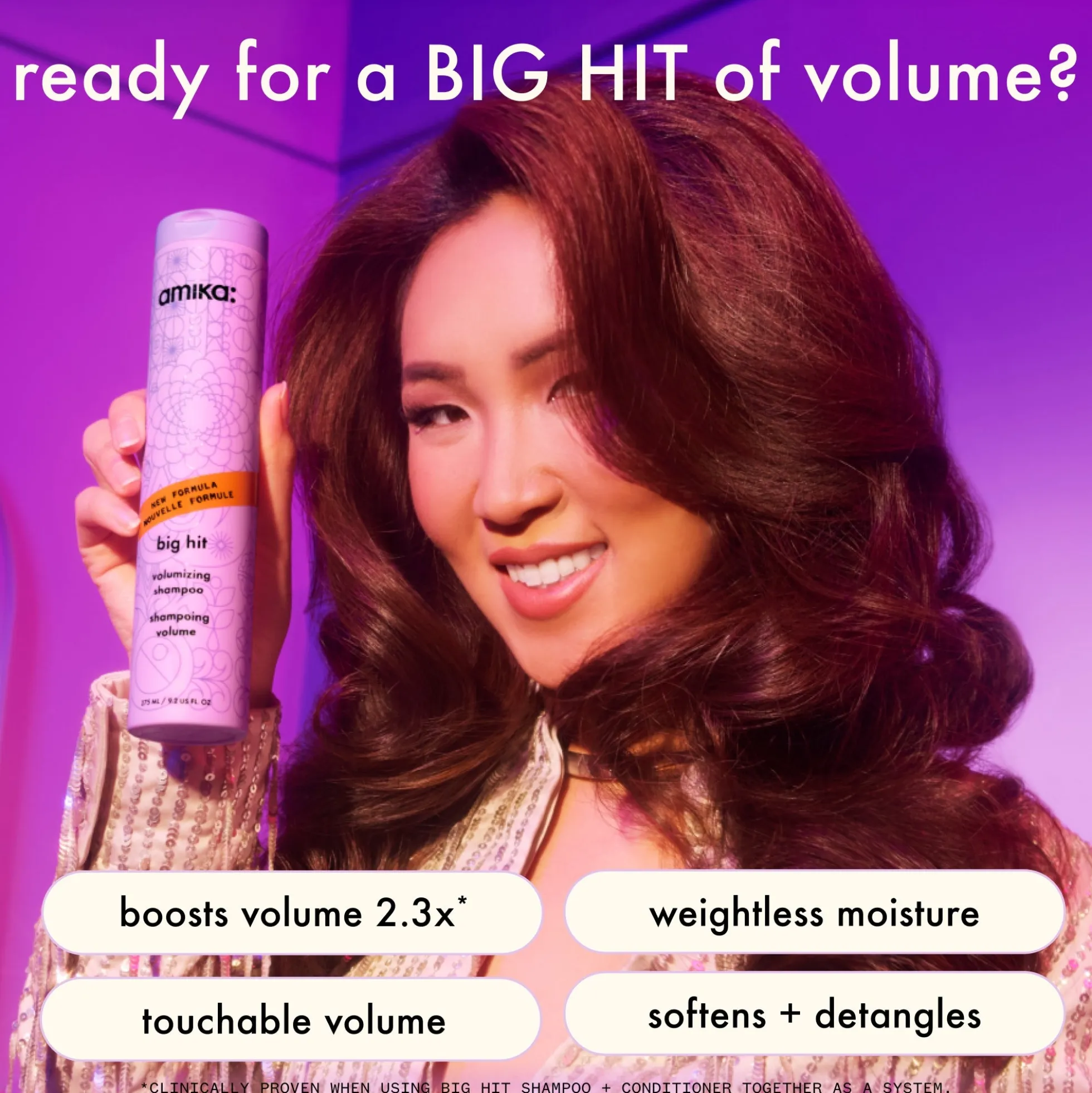 Amika Big Hit Volumising Conditioner 275ml
