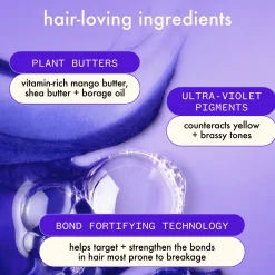 Amika Bust Your Brass Toning + Strength Repair Shampoo 275ml