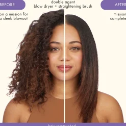 Amika Double Agent 2-in-1 Blow Dryer + Straightening Brush UK