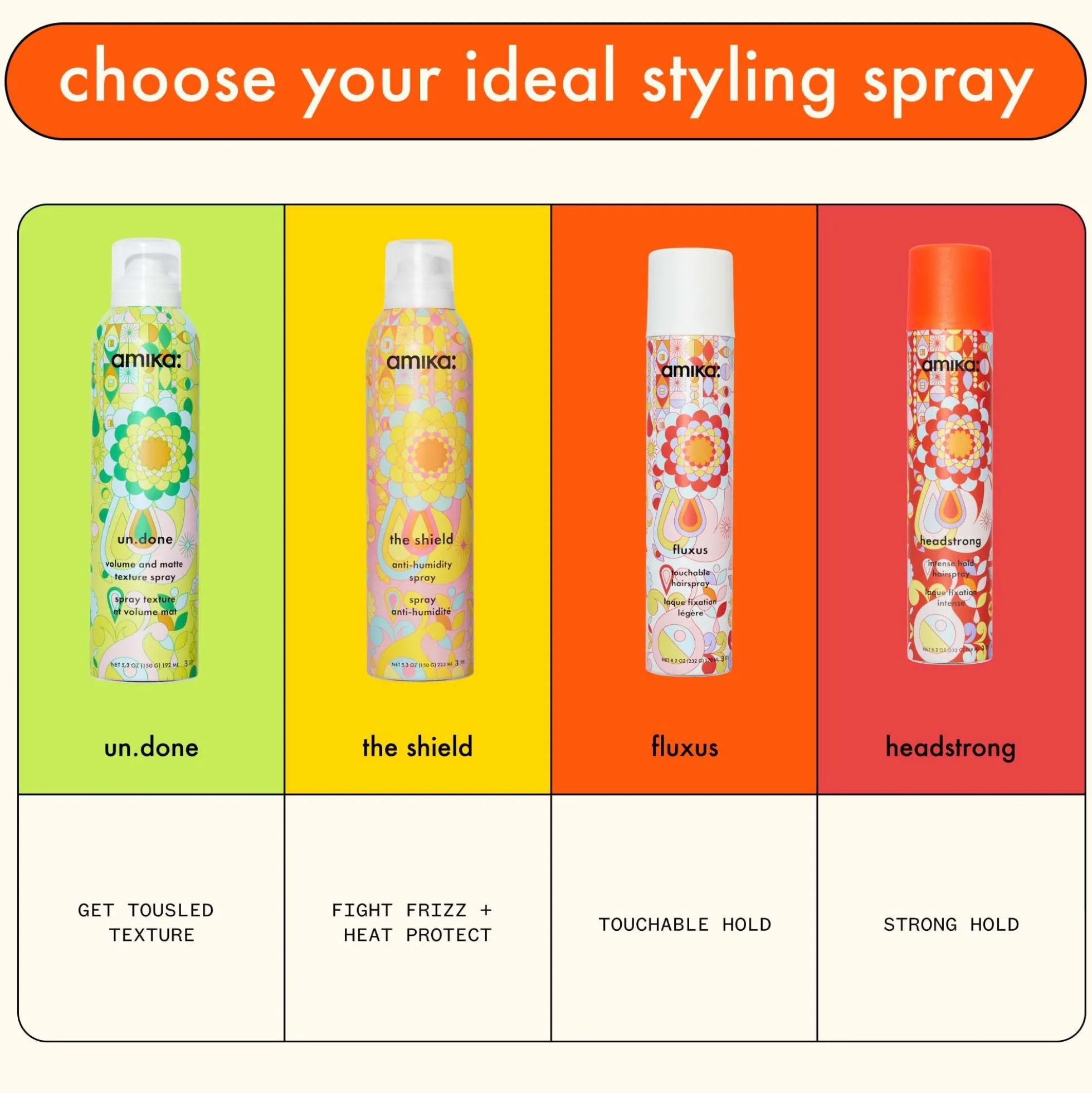 Amika Fluxus Touchable Hairspray 280ml