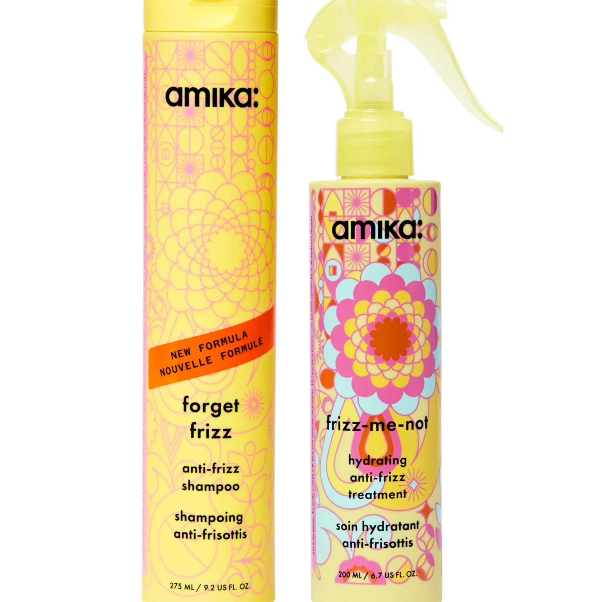 Amika Frizz shampoo + Frizz Me Not Treatment