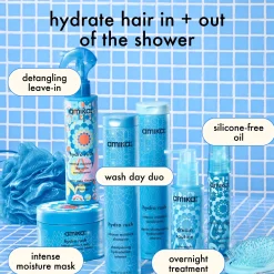 Amika Hydro Rush Intense Moisture Shampoo with Hyaluronic Acid 275ml