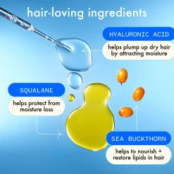 Amika Hydro Rush Intense Moisture Leave-In Conditioner with Hyaluronic Acid 60ml