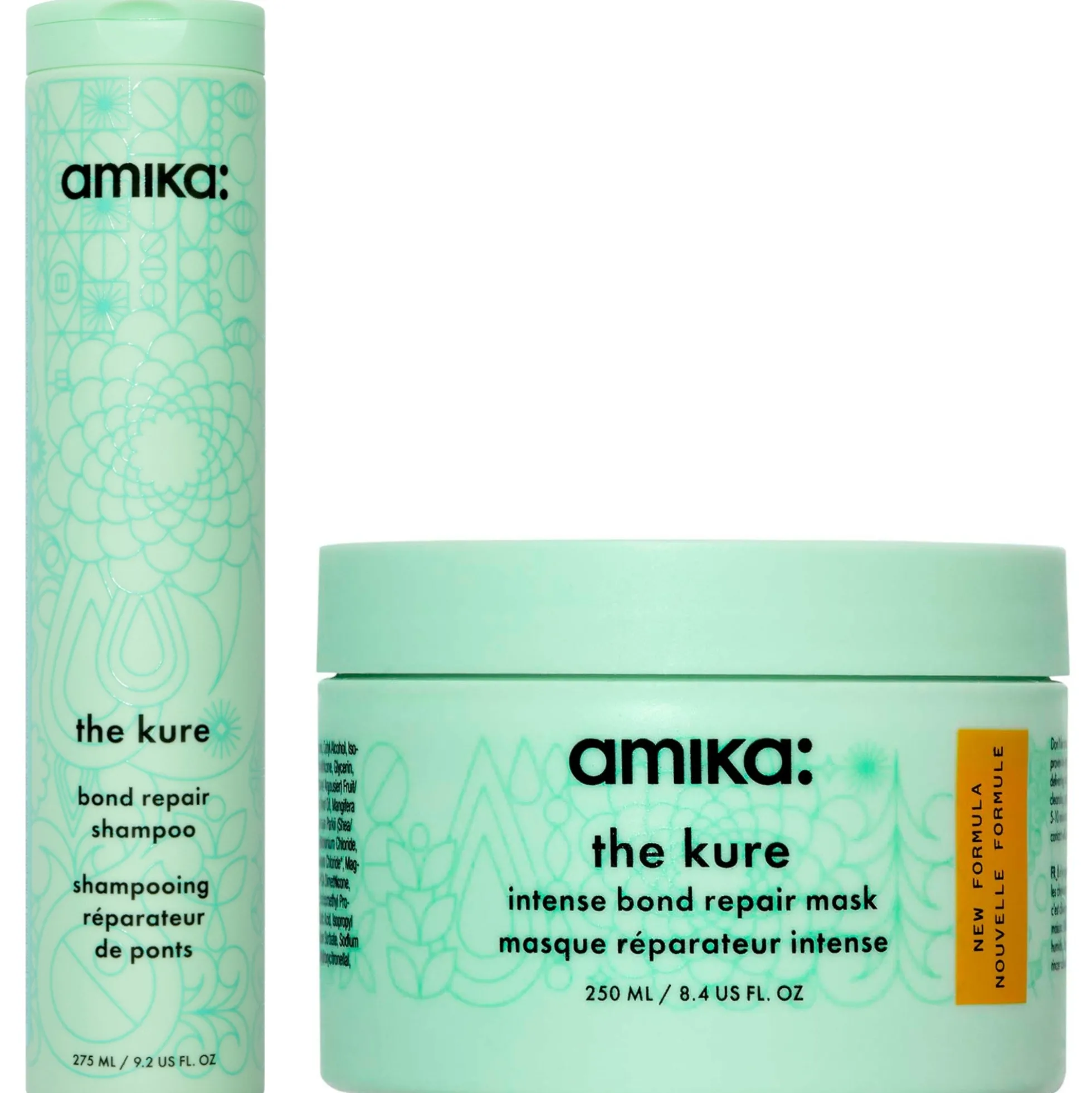 Amika Kure Mask + Kure Shampoo