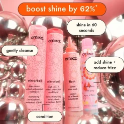 amika Mirrorball High Shine + Protect Antioxidant Shampoo 275ml