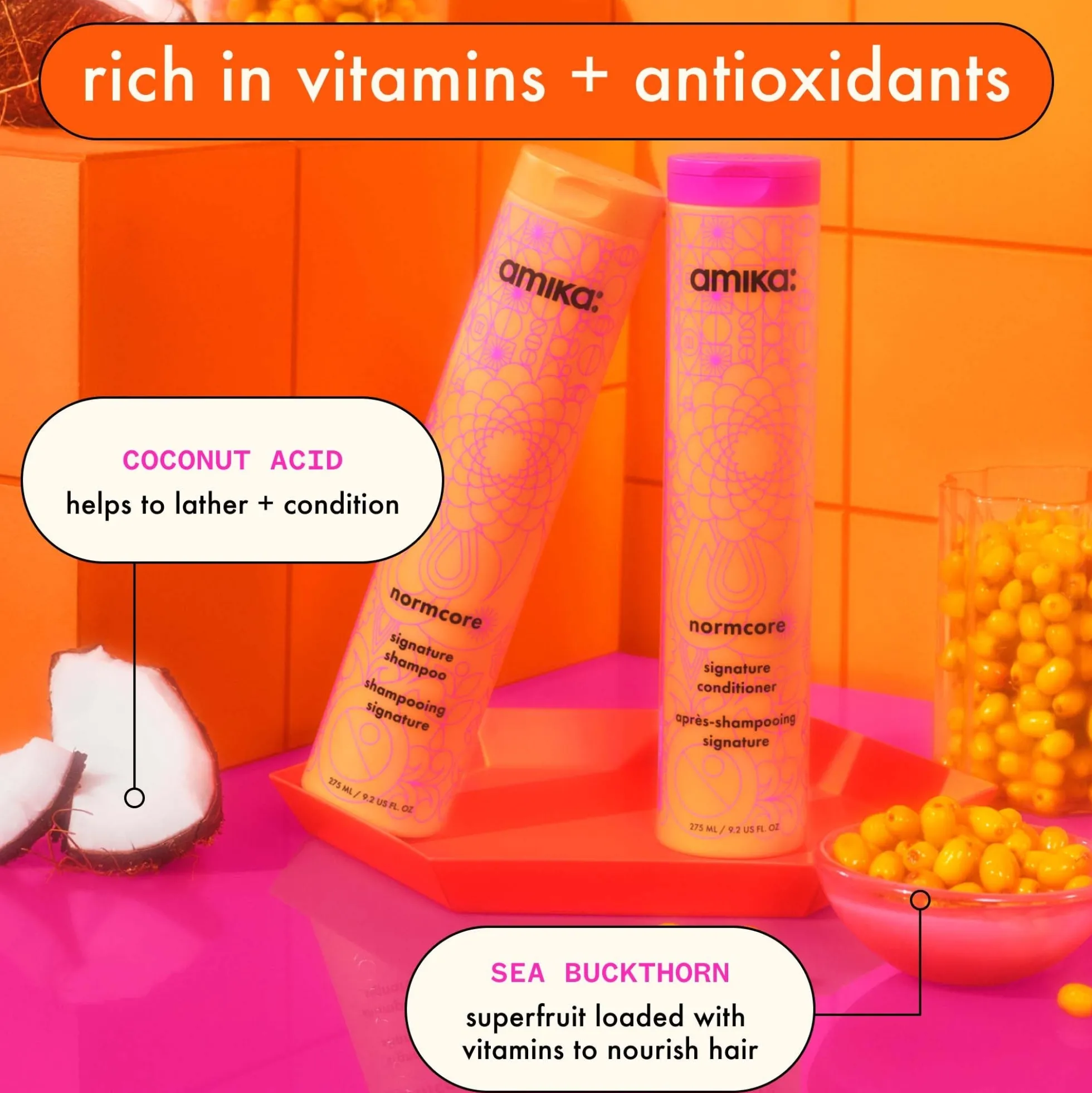 Amika Normcore Signature Shampoo 275ml