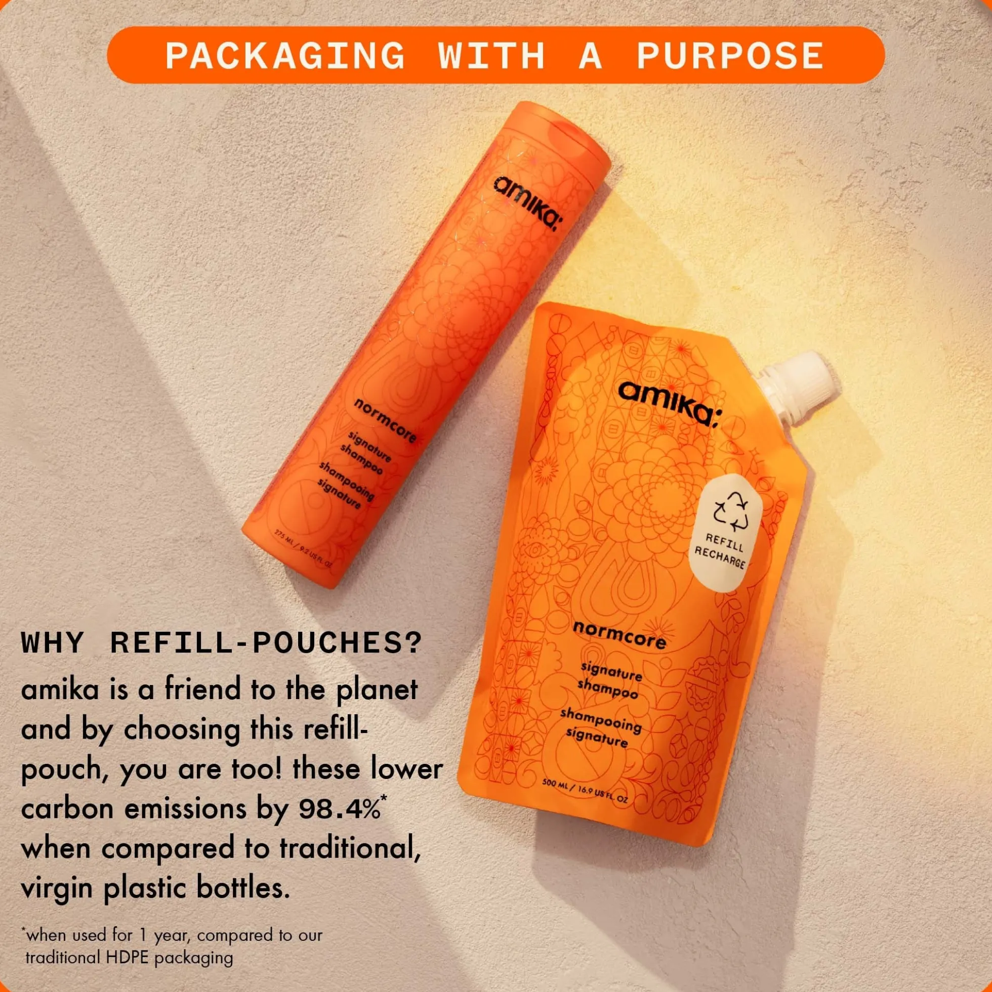 Amika Normcore Signature Shampoo 275ml
