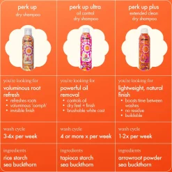 Amika Perk Up Plus Extended Clean Dry Shampoo 208ml
