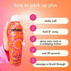 Amika Perk Up Plus Extended Clean Dry Shampoo 208ml