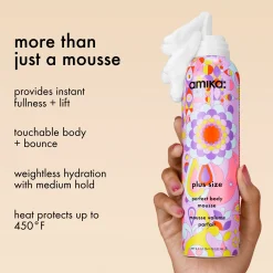 amika Plus Size Perfect Body Mousse 8.5 oz