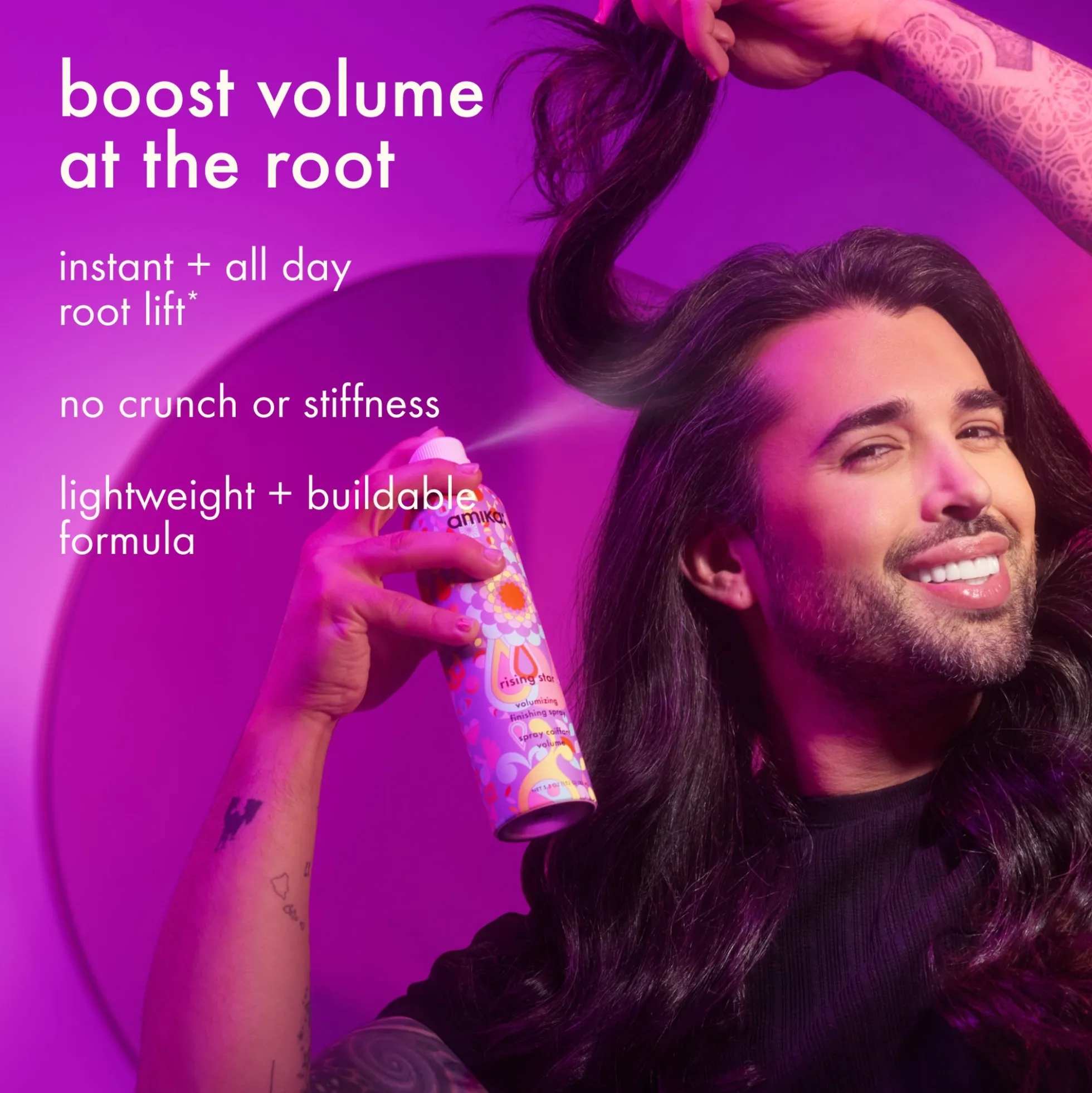 amika Rising Star Volumising Finishing Spray 200ml