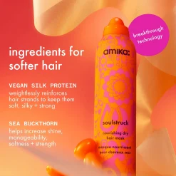 Amika soulstruck nourishing leave-in dry hair mask 95ml