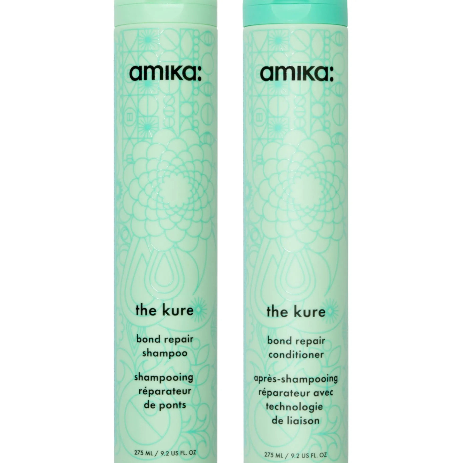 amika The Kure Strength Repair Shampoo and Conditioner Bundle