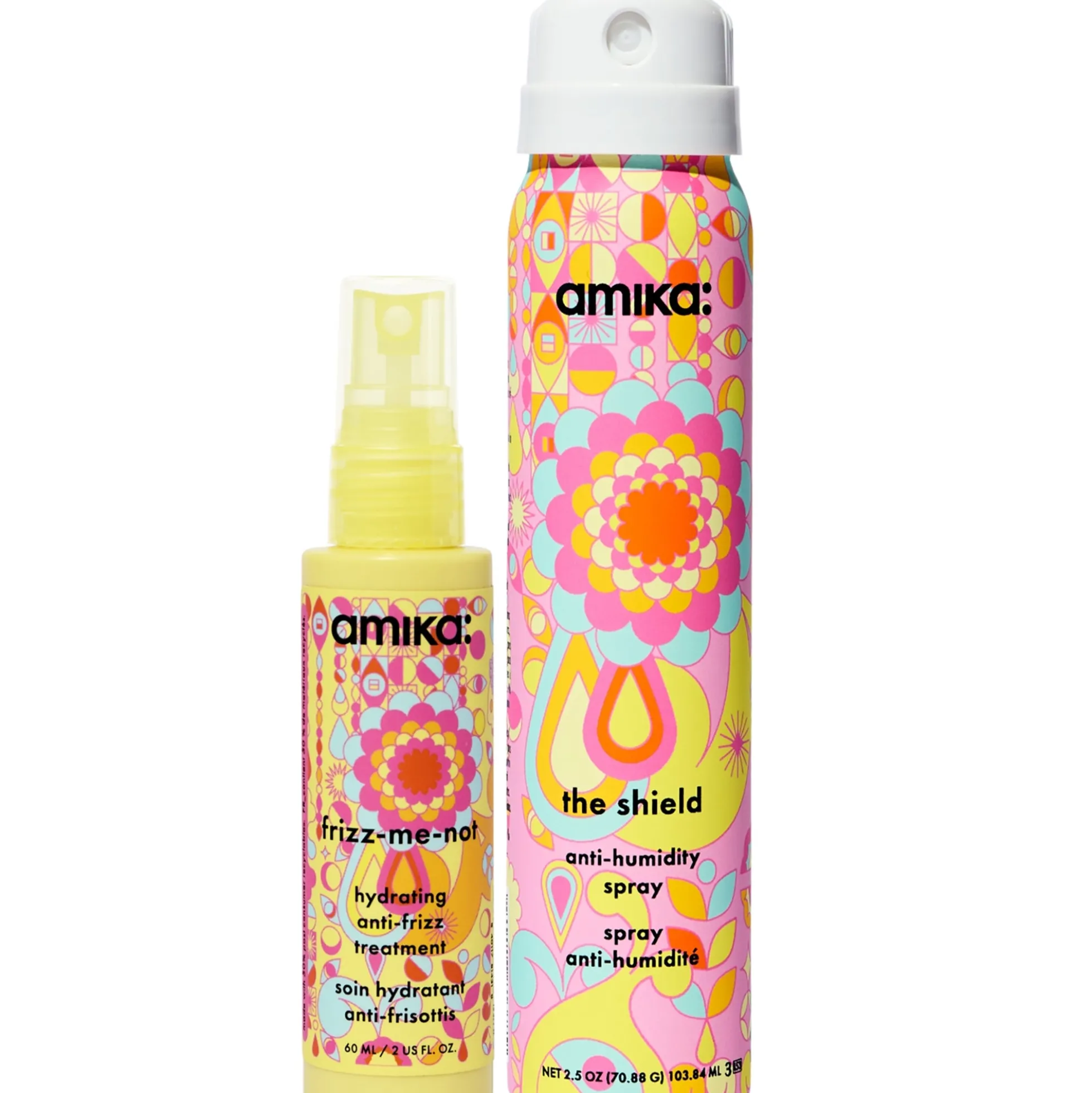 amika The Shield and Frizz-Me-Not Travel Bundle