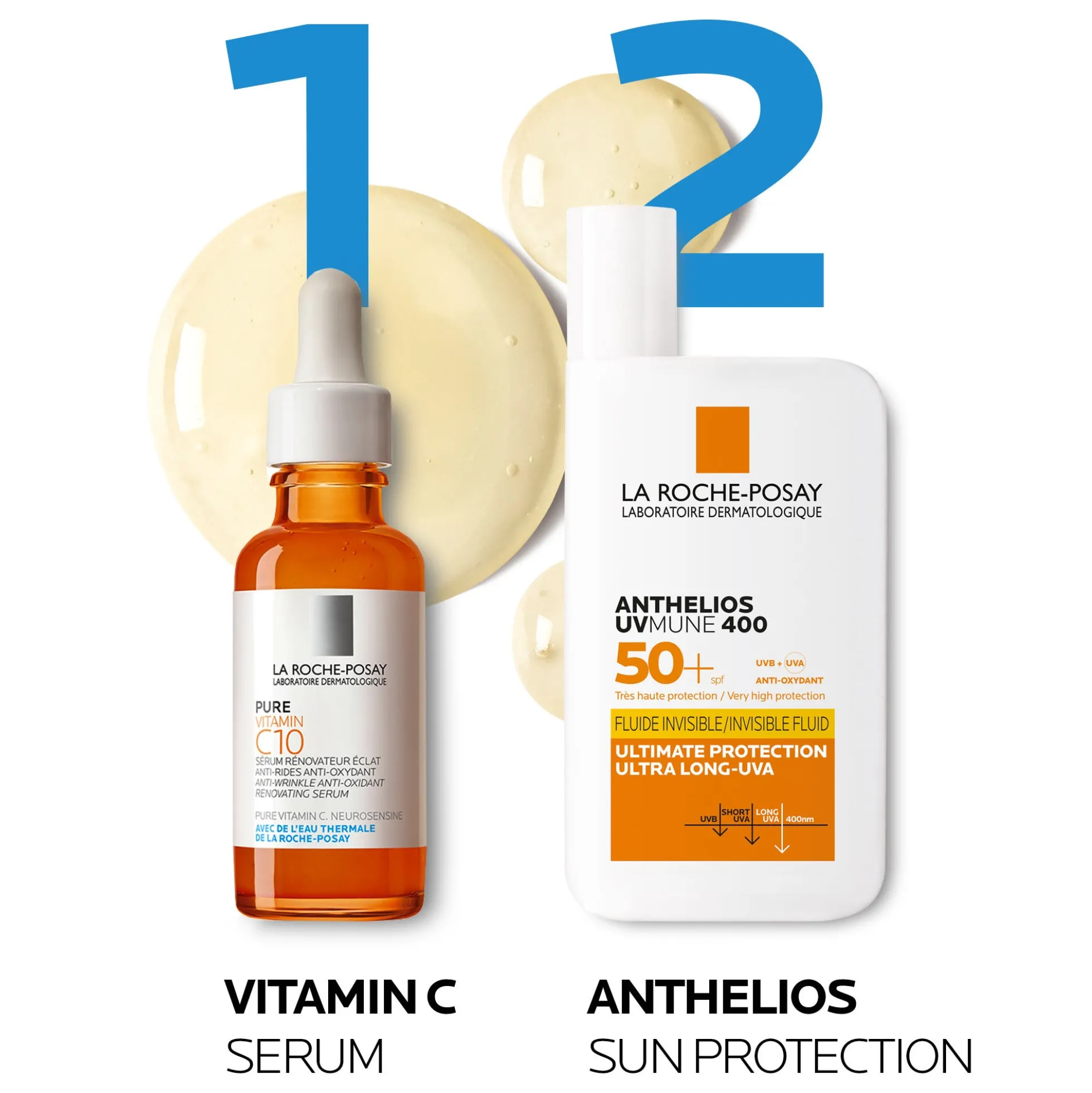 Anthelios UVMune 400 Invisible Fluid Non-Perfumed Suncream SPF50+ Duo