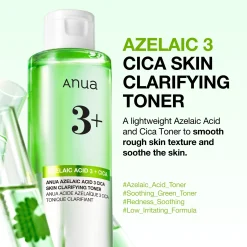Anua Azelaic Acid 3 Cica Skin Clarifying Toner 250ml