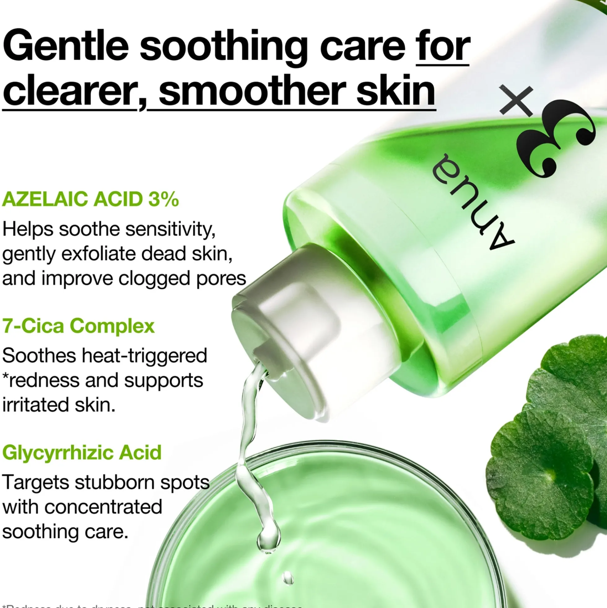 Anua Azelaic Acid 3 Cica Skin Clarifying Toner 250ml