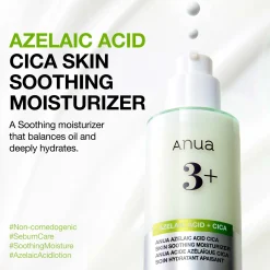 Anua Azelaic Acid 3 Cica Skin Soothing Moisturiser 100ml