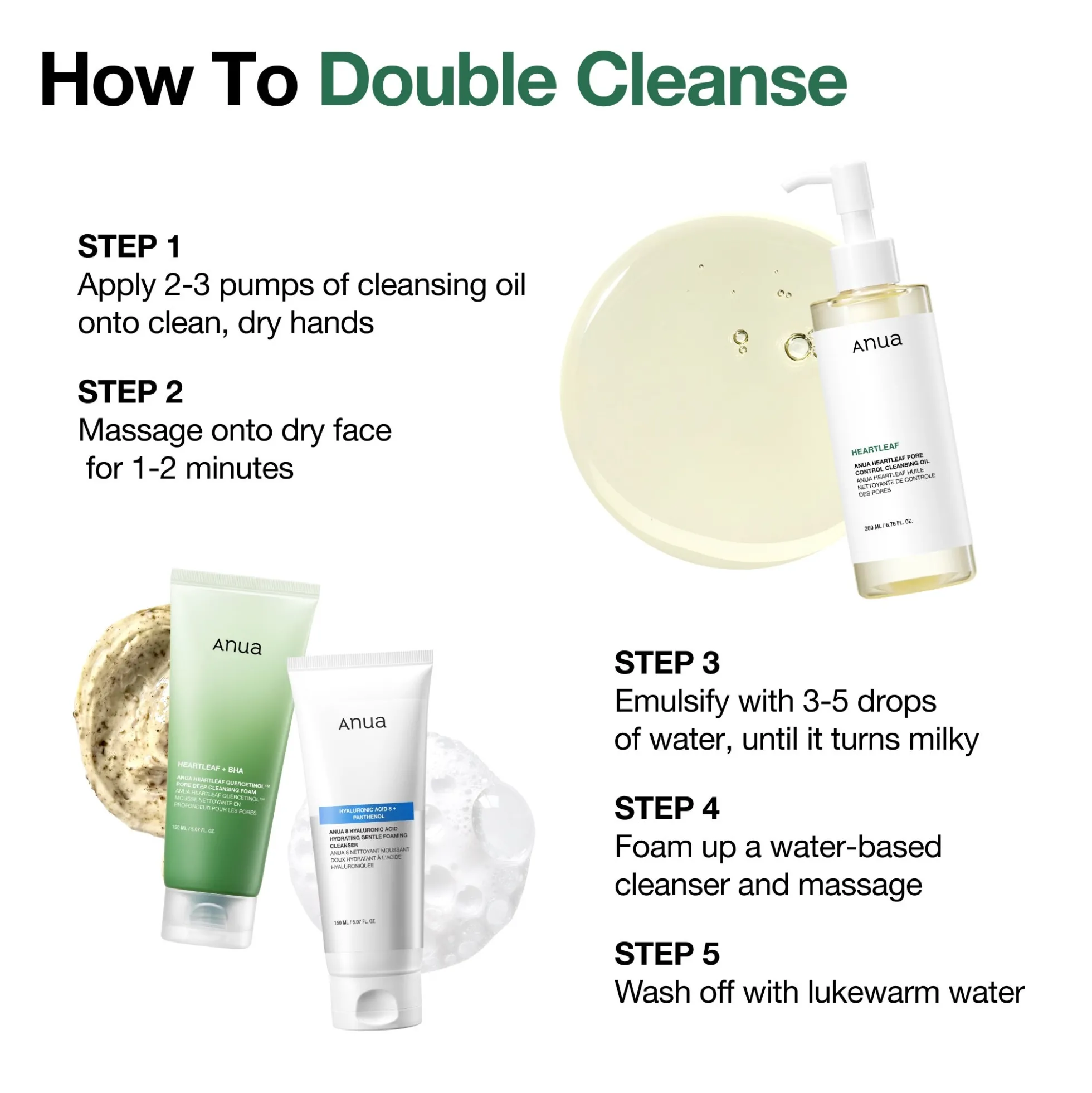 Anua Heartleaf Pore Control Cleansing Oil 200ml