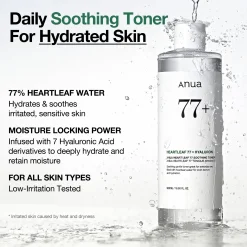 Anua Heartleaf 77% Soothing Toner 250ml