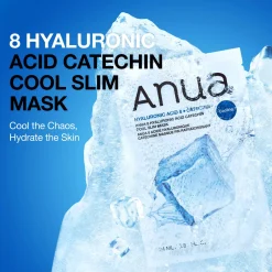 Anua 8 Hyaluronic Acid Catechin Cool Slim Mask (Pack of 1)