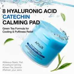Anua 8 Hyaluronic Acid Catechin Calming Pads (110 Pieces) 185ml