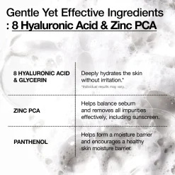 Anua 8 Hyaluronic Acid Hydrating Gentle Foaming Cleanser 150ml