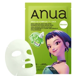 Anua K-Pop Demon Hunters Azelaic Acid Hyaluron Redness Soothing Serum Mask 28ml (1Pc)