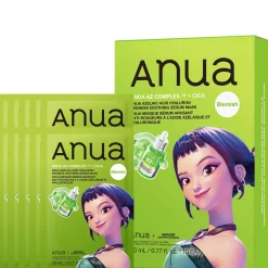 Anua KPop Demon Hunters Azelaic Acid Hyaluron Redness Soothing Serum Mask (10PCS)