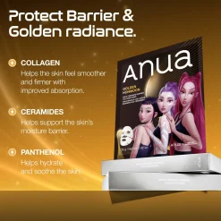 Anua KPop Demon Hunters Ceramide Barrier Collagen Mask (4PC)
