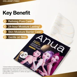 Anua KPop Demon Hunters Ceramide Barrier Collagen Mask (4PC)