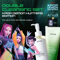 Anua K-Pop Demon Hunters Double Cleansing Duo Set (Worth £29.00)