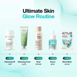 Anua K-Pop Demon Hunters Glow Skin Discovery Set (Worth £30.00)