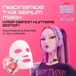 Anua K-Pop Demon Hunters Niacinamide Txa Serum Mask 28ml (1Pc)