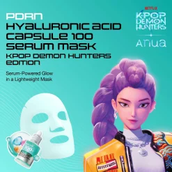 Anua K-Pop Demon Hunters PDRN Hyaluronic Acid Capsule 100 Serum Mask 28ml (1Pc)
