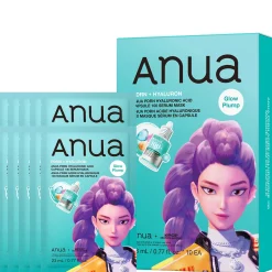 Anua KPop Demon Hunters PDRN Hyaluronic Acid Capsule 100 Serum Mask (10PCS)
