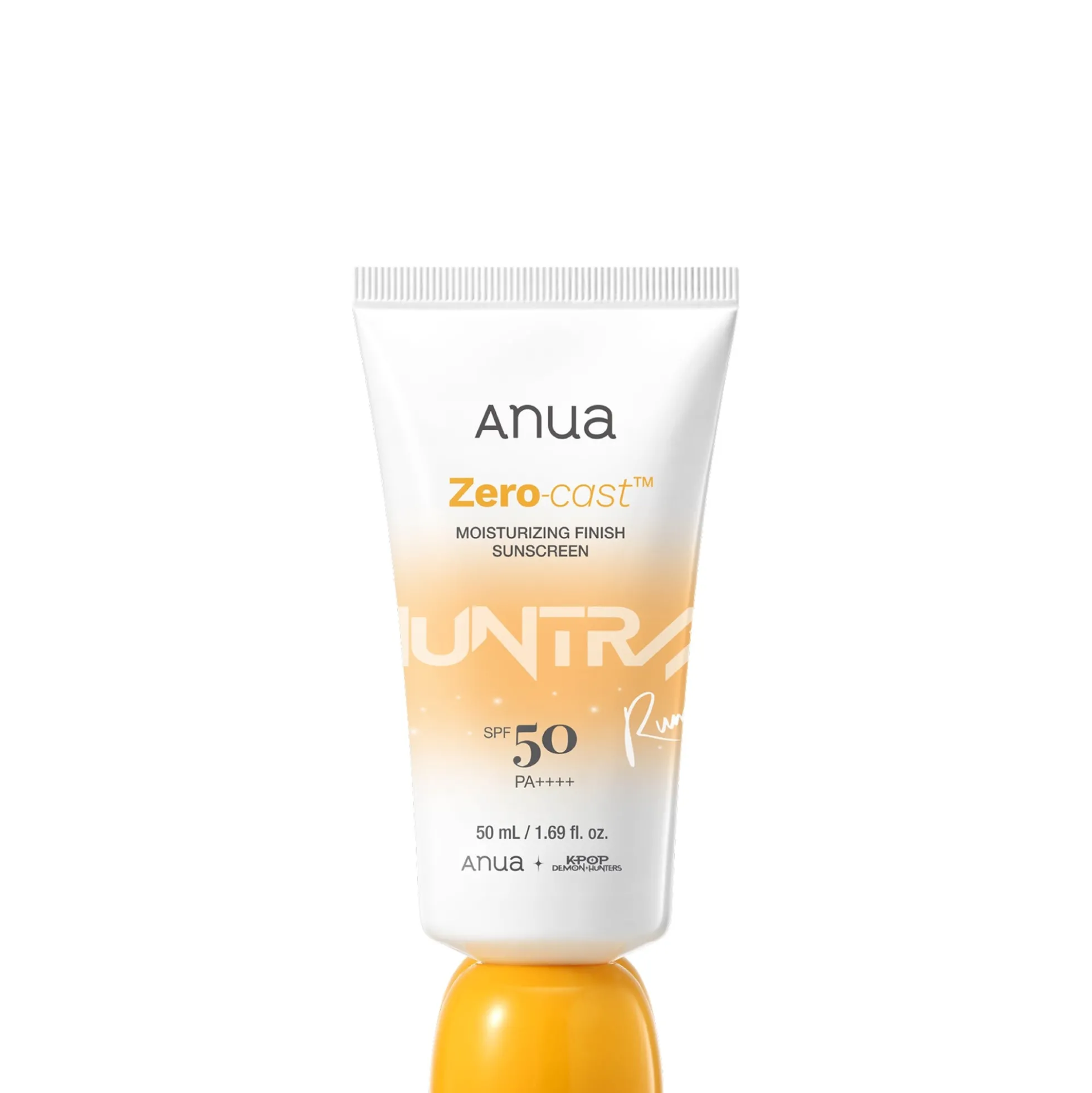 Anua KPop Demon Hunters Zero-Cast Moisturising Finish SPF50 Sunscreen 50ml