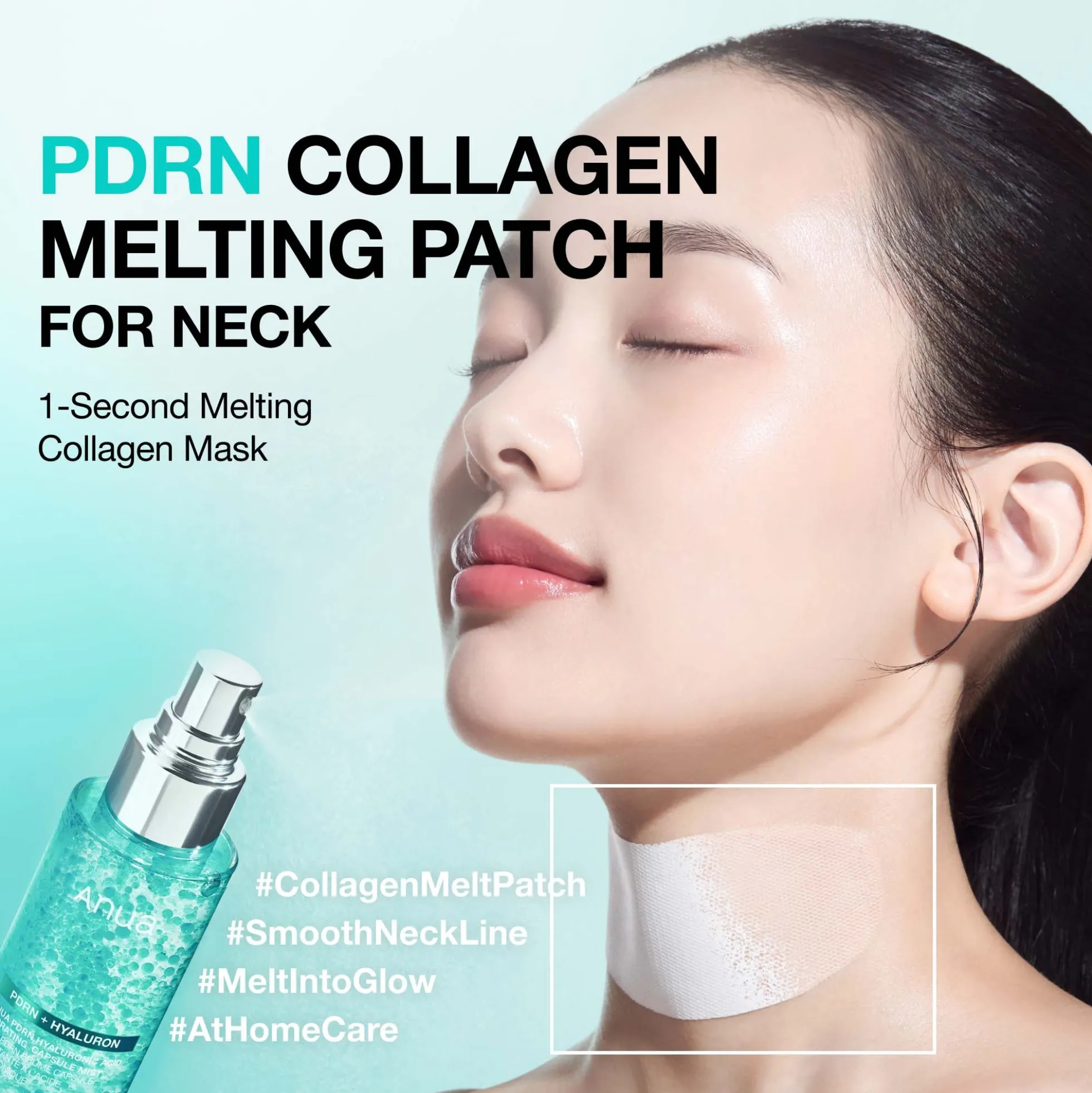 Anua PDRN Collagen Melting Patch For Neck (4 Pack)