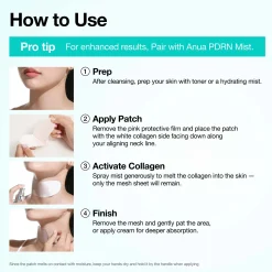 Anua PDRN Collagen Melting Patch For Neck (4 Pack)
