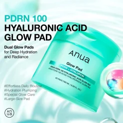 Anua PDRN 100 Hyaluronic Acid Glow Pad 180ml