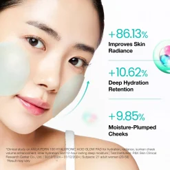 Anua PDRN 100 Hyaluronic Acid Glow Pad 180ml